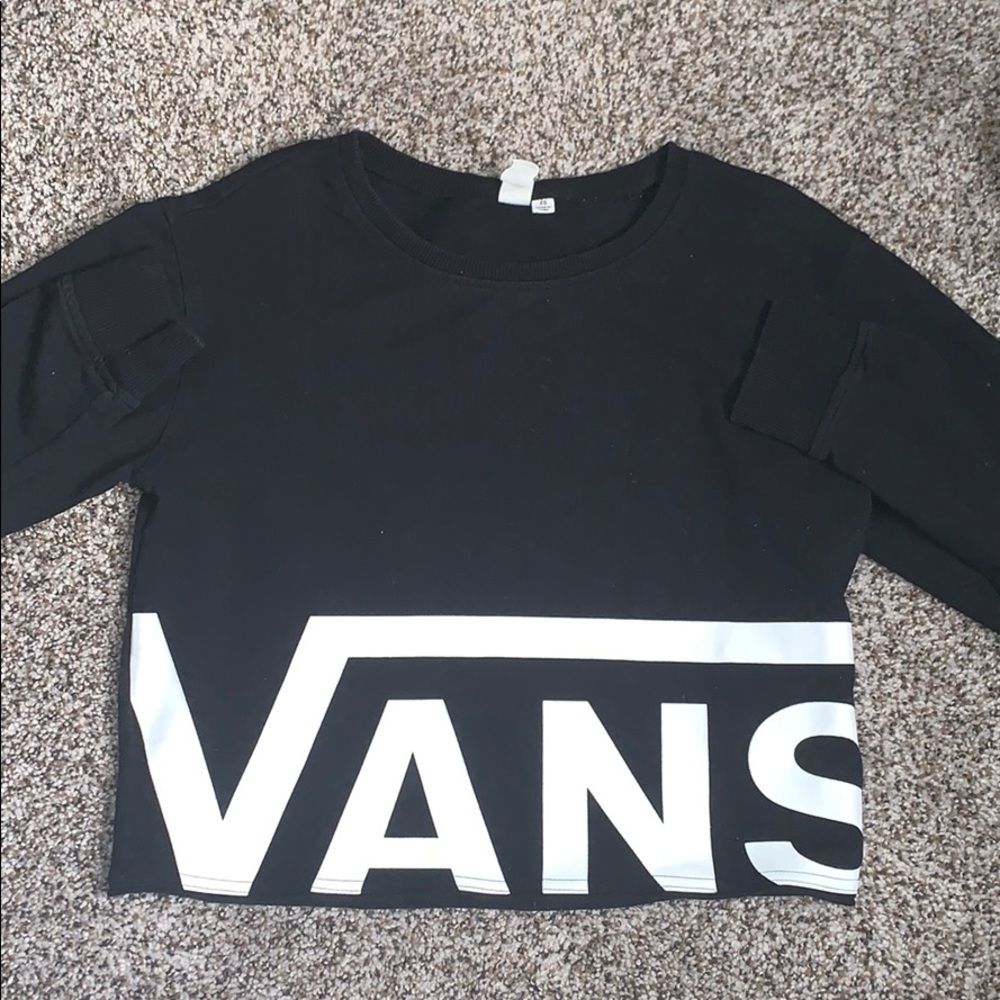 VANS CROPPED SWEATSHIRT